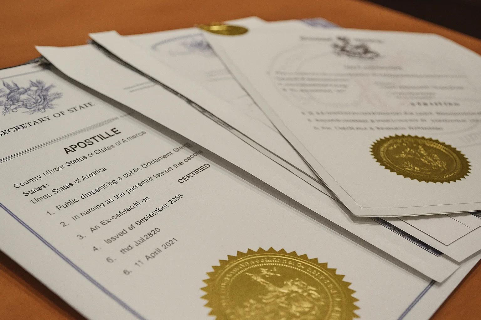 international documents with apostille certification