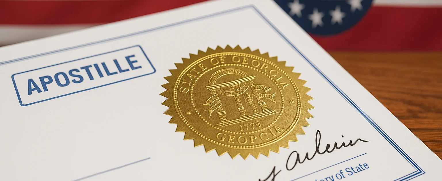 apostille services in Georgia by EZ Apostille