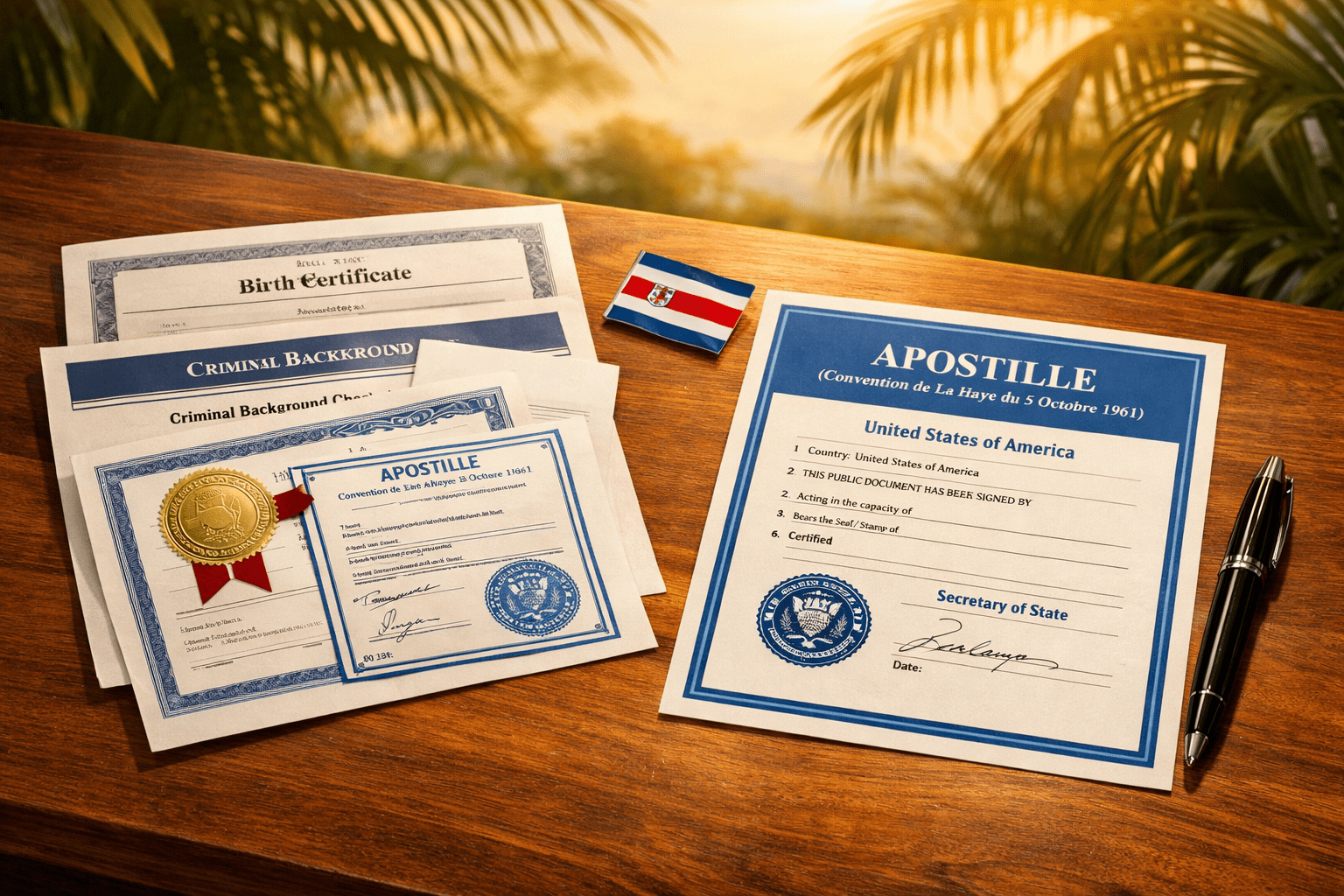 Apostille vs Legalization for Costa Rica
