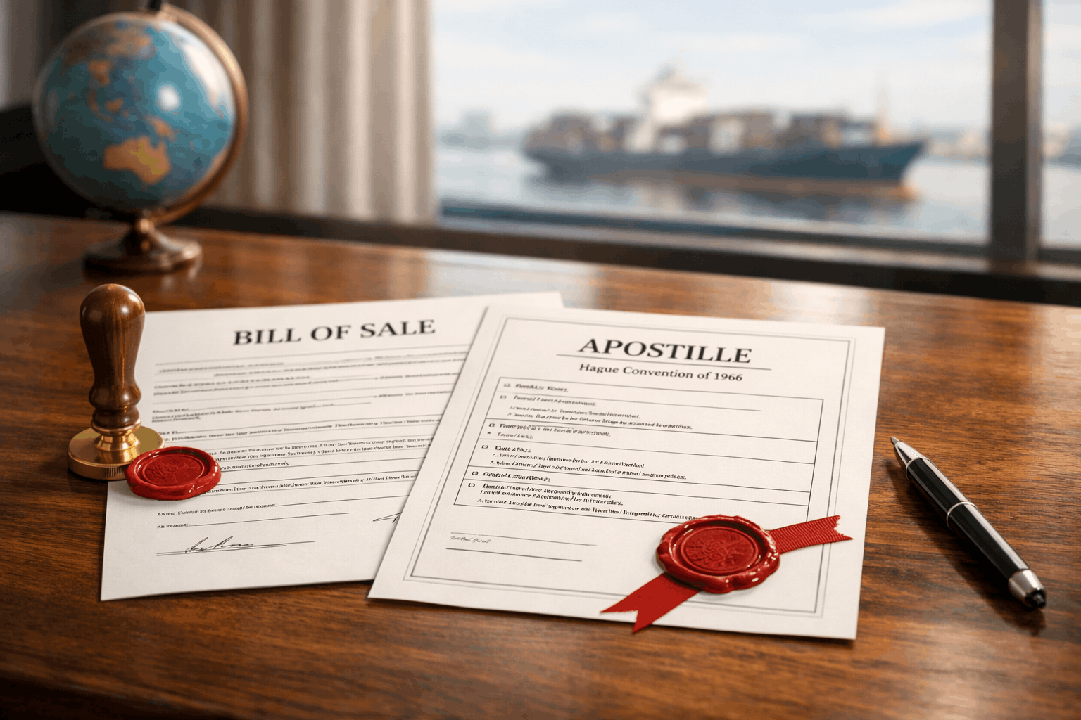 Bill of Sale Apostille