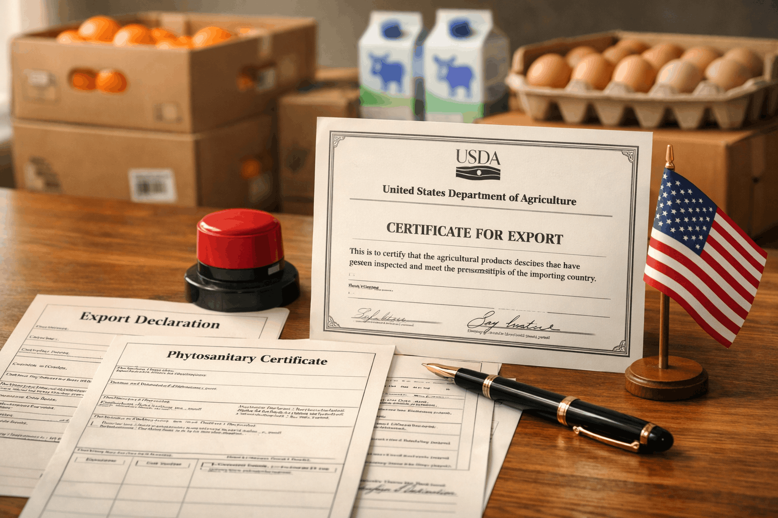 Apostille for USDA Certificate