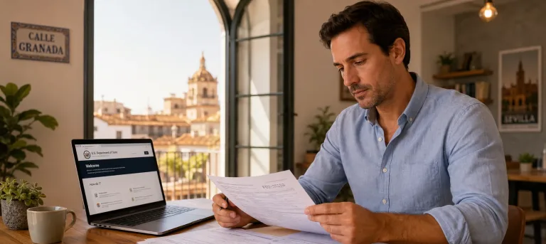 FBI background check documents for use in Spain.