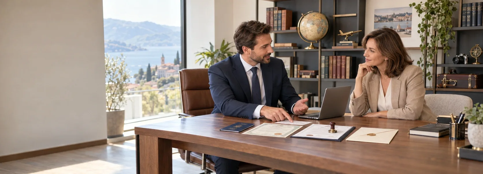 Apostille service expert from EZ Apostille guiding an heir through U.S. inheritance documents